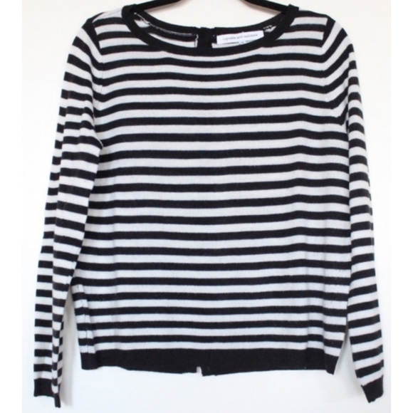 Cupcakes & Cashmere Back Button Sweater Top - Picture 5 of 7